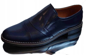 -40% GRANAT szerokie WSUWANE mokasyny teg H 45