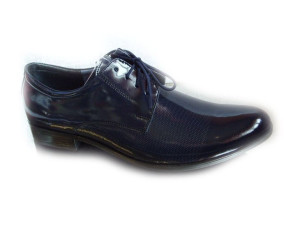 MOSKAŁA skóra BUTY MĘSKIE granat rozmiar 44