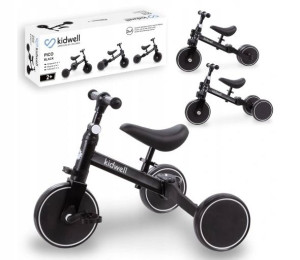 Kidwell ROWEREK BIEGOWY 3w1 trójkołowy PICO Black