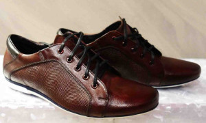 MOSKAŁA skóra BUTY męskie BORDO rozmiar 42