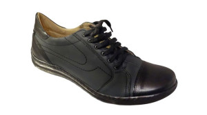 Buty sportowe damskie skórzane czarne nr.38