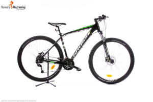 Rower 29 KROSS MTB ESPRIT 3.1 czarno-biały-limonkowy RAMA  (17') 2022