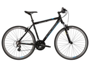 ROWER Cross męski KROSS EVADO 2.0 28" rama M (19") czarno-niebieski 2022!