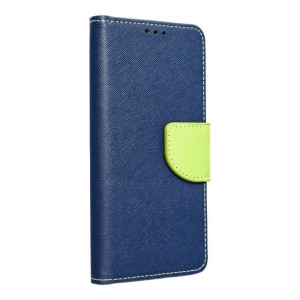 Kabura Fancy Book Do Samsung A13 4g Granatowy / Limonkowy