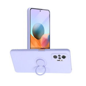 Futerał Forcell Silicone Ring Do Xiaomi Redmi Note 10 Pro Fioletowy