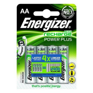 Energizer Aa/hr6, 2000 Mah, Rechargeable Accu Power Plus Ni-mh, 4 Pc(s)