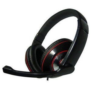 Gembird Mhs-001-gw Stereo Headset 3.5 Mm, Glossy Black, Built-in Microphone