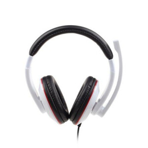Gembird Mhs-001-gw Stereo Headset 3.5 Mm, Glossy White, Built-in Microphone