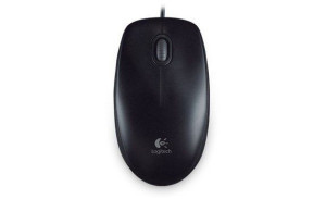 Logitech Mouse B100 Wired, Black