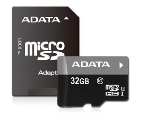 Adata Premier Uhs-i 32 Gb, Sdhc, Flash Memory Class 10, Sd Adapter