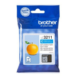 Brother Lc3211c Inkjet Cartridge, Cyan