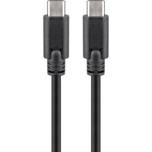 Goobay 38873 Usb-c Cable (usb 3.2 Generation 2x2, 5a) Black