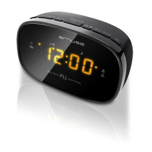 Muse Clock Radio Pll M-150cr Black, Alarm Function
