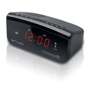 Muse Clock Radio Pll M-12cr Black, Alarm Function