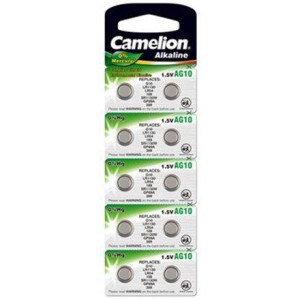 Camelion Ag10/lr54/lr1131/389, Alkaline Buttoncell, 10 Pc(s)