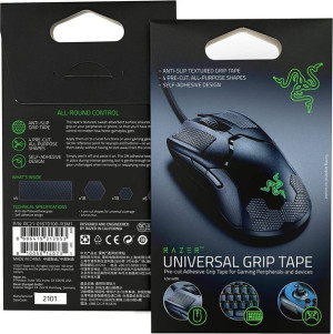 Razer Universal Grip Tape For Peripherals And Gaming Devices, 4 Pack Black