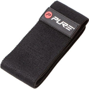 Pure2improve Textile Resistance Band Heavy 45 Kg, Black, 100% Polyester