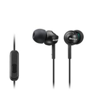 Sony In-ear Headphones Ex Series, Black Sony Mdr-ex110ap In-ear, Black