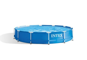 Intex Metal Frame Pool Blue, 366x76 Cm