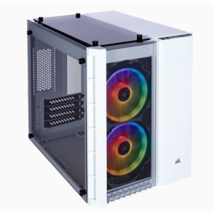 Corsair Rgb Computer Case 280x Side Window, White, Micro Atx
