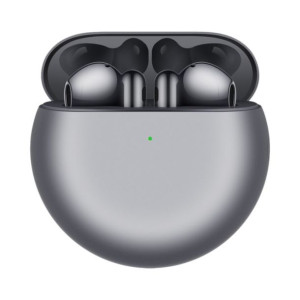Huawei Freebuds 4 Built-in Microphone, Bluetooth, Silver Frost