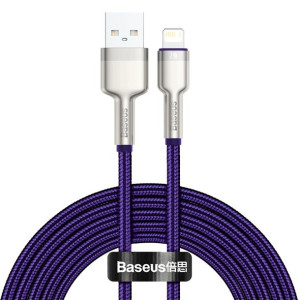 Kabel Usb Do Lightning Baseus Cafule, 2.4a, 2m (fioletowy)