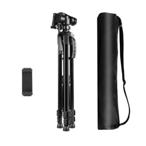 Puluz Statyw / Tripod Z Głowicą 3d 360° + Uchwyt Na Telefon Pu3096b