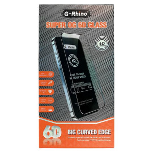 Hartowane Szkło G-rhino Full Glue 6d Do Iphone 7/8 Białe - Pakiet 10 Sztuk