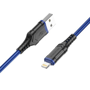 Borofone Kabel Bx67 - Usb Na Lightning - 2,4a 1 Metr Niebieski