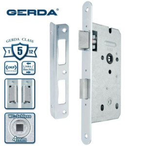 ZW100 72/50 zamek uniw WC ocynk srebrny 0ZW100C7250.92000B
