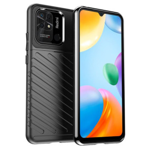 Thunder Case Elastyczne Pancerne Etui Pokrowiec Xiaomi Redmi 10c Czarny