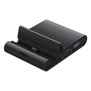 Baseus Mate Stacja Dokująca Do Telefonu Usb Typ C Hub Czarny (wkmd000001)