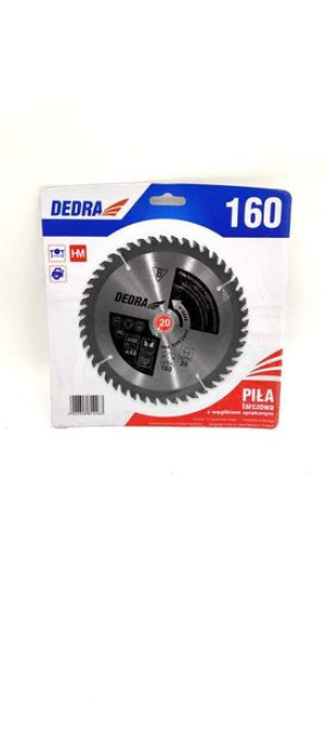 piła tarczowa do drewna 48z sr.160X20mm