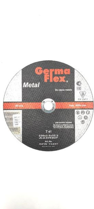 Tarcza płaska do cięcia metalu GF A24R  T41 230x2,5x22,2 GFW 13447