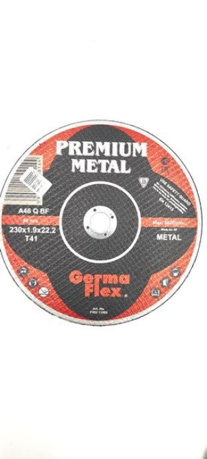 Tarcza płaska do cięcia metalu Premium A46Q T41 230x1,9x22,2 PRW 13959