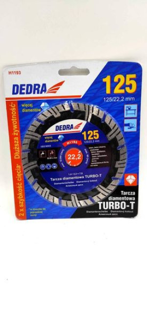 Tarcza Turbo-T 125 mm / 22,2