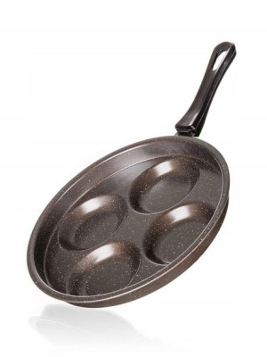 Patelnia na 4 naleśniki GRANITE Brown 24cm