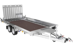 Przyczepa Dwuosiowa Do Przewozu Minikoparek 400x180 Unitrailer Stark 3 400