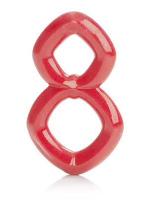 Pierścień na Penisa Crazy 8 Ring Red
