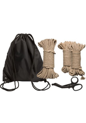Liny BDSM Bind / Tie Kit 5 szt. Hemp Rope