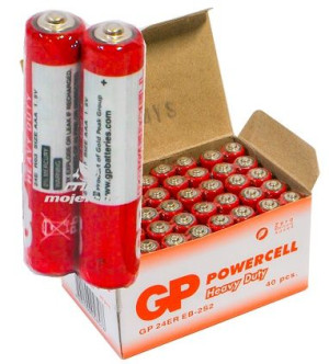 40x baterie cynkowe GP PowerCelll LR03