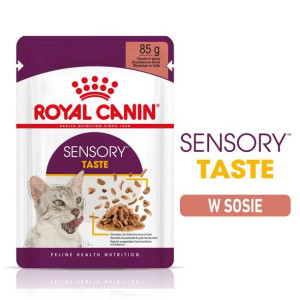 Royal Canin Sensory Taste Karma Mokra Kawałki w Sosie Dla Kotów Dorosłych P