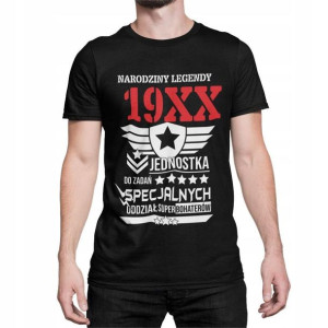 Koszulka na urodziny 40 50 30 koszulki na prezent