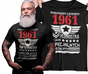 KOSZULKA NA URODZINY koszulki urodzinowe 4XL