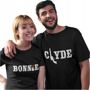 Koszulki Dla Par Na Walentynki Komplet Bonnie Clyd