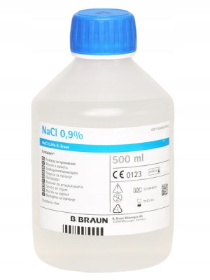 Soli fizjologiczna NaCl 0.9% firmy B.Braun 500ml