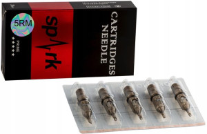 Igły Tatuażu kartridż Spark CARTRIDGE 5 sztuk 5RM