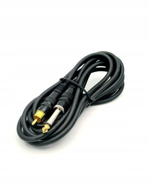 Kabel RCA Silikonowy przyłącze tatuażu LONG gruby