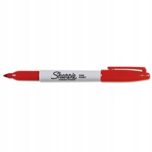 MARKER PERMANENTNY Sharpie czerwony