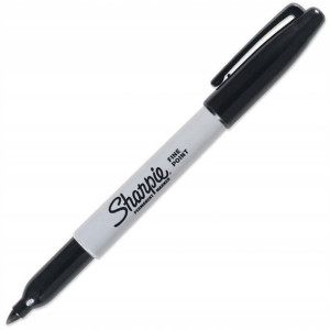 Marker permanentny SHARPIE FINE czarny